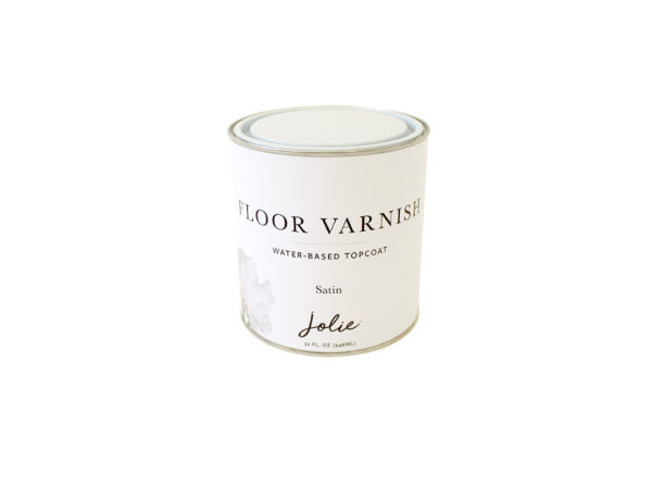 Satin Floor Varnish Quart Size Jolie Top Coats